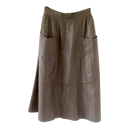 Jupe en cuir