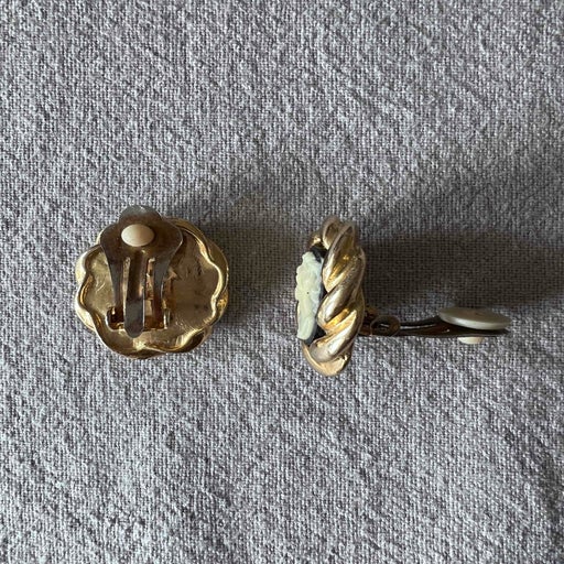 Cameo earrings
