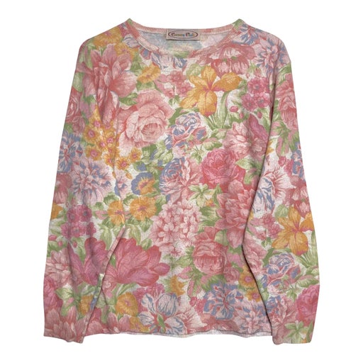 Floral knit top
