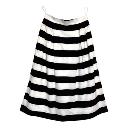 Cotton midi skirt