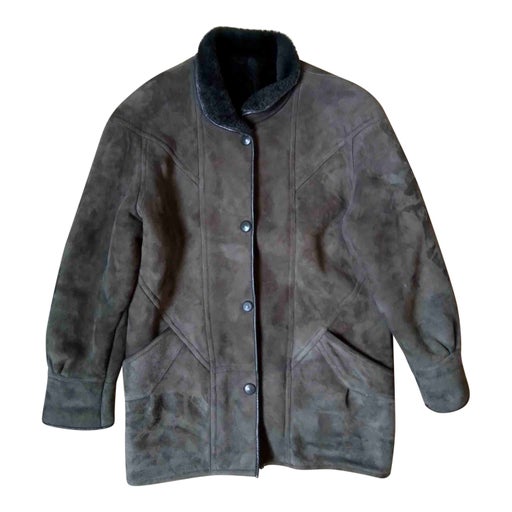 Manteau en peau lainée