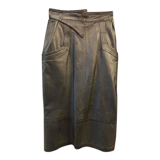 Jupe en cuir