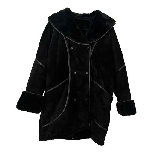 Manteau en peau lainée
