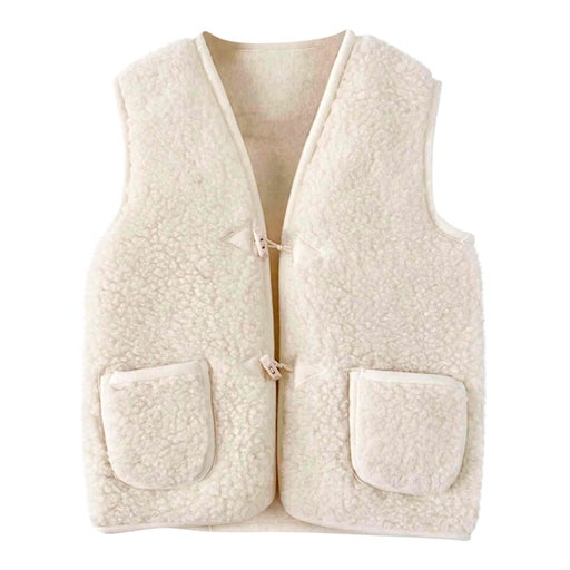 Sleeveless wool vest