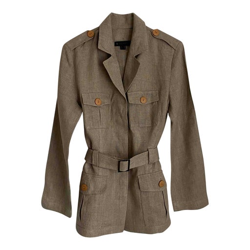 Linen safari jacket