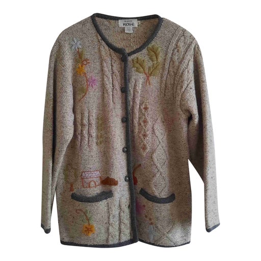 Embroidered cardigan