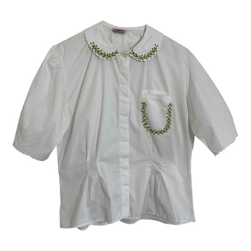 Embroidered cotton blouse