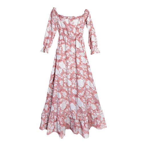 Long floral dress