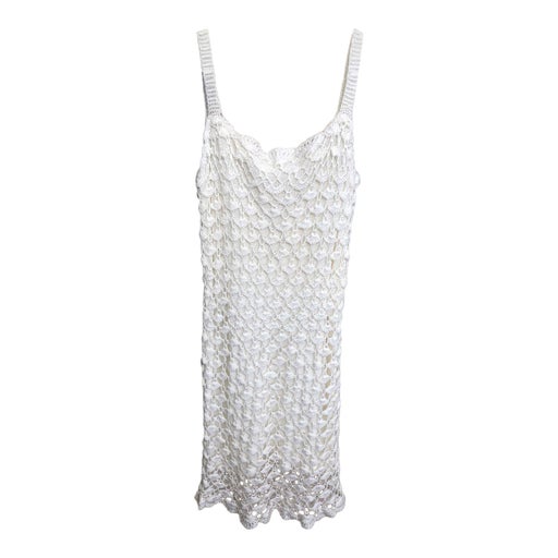 Crochet mini dress
