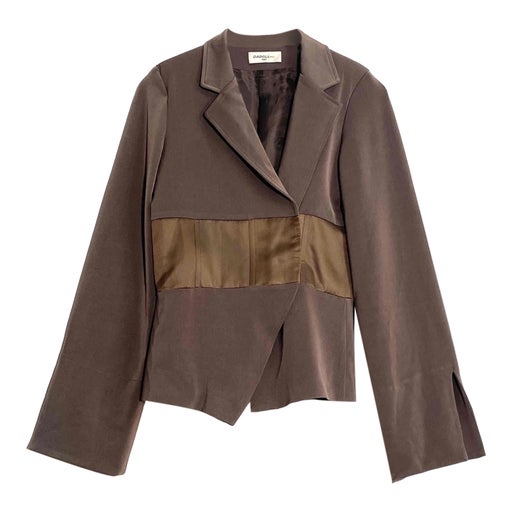Blazer bimatière