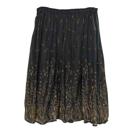 Jupe midi en coton