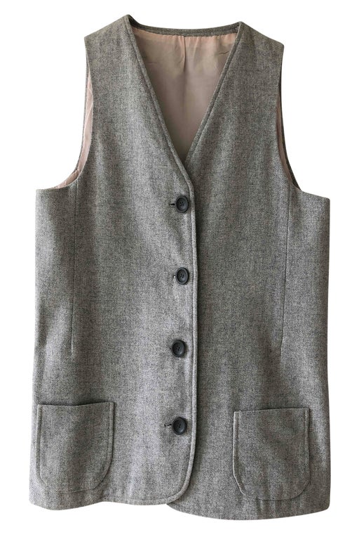 Sleeveless cotton vest