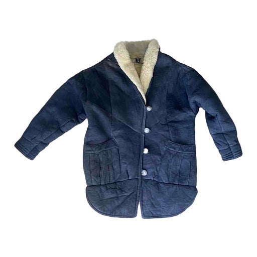 Manteau en peau lainée