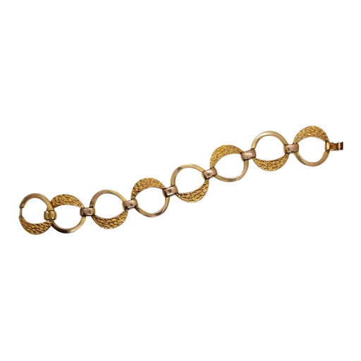 Gold plated bracelet