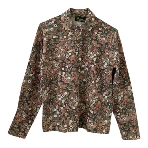Floral polo top