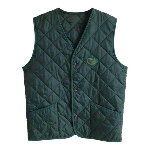 Quilted sleeveless vest