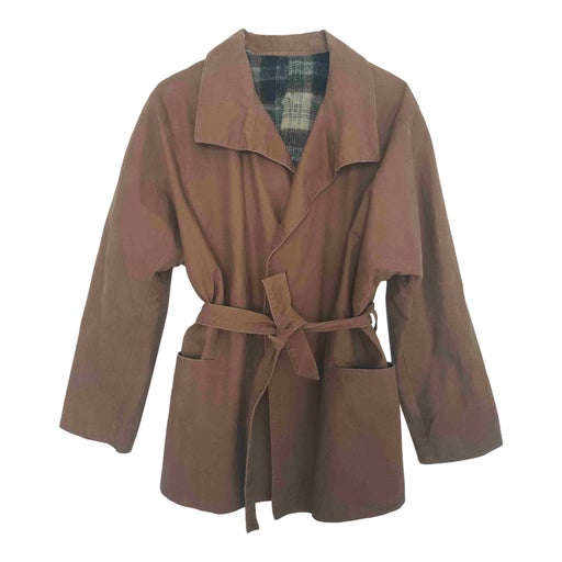 Trench court en coton