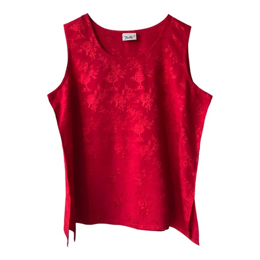 Satin tank top