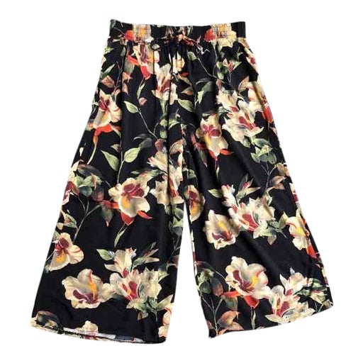 Pantalon à fleurs