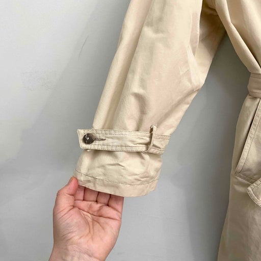 Belted trench coat