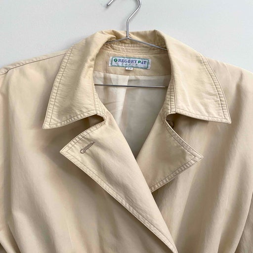 Belted trench coat