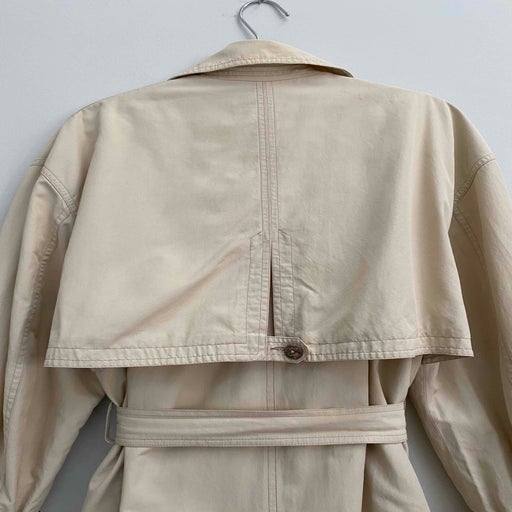 Belted trench coat