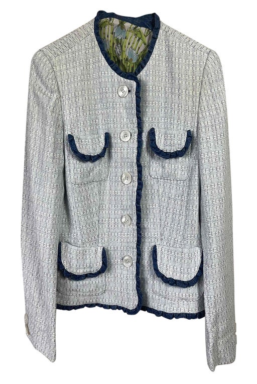 Wool and cotton jacket