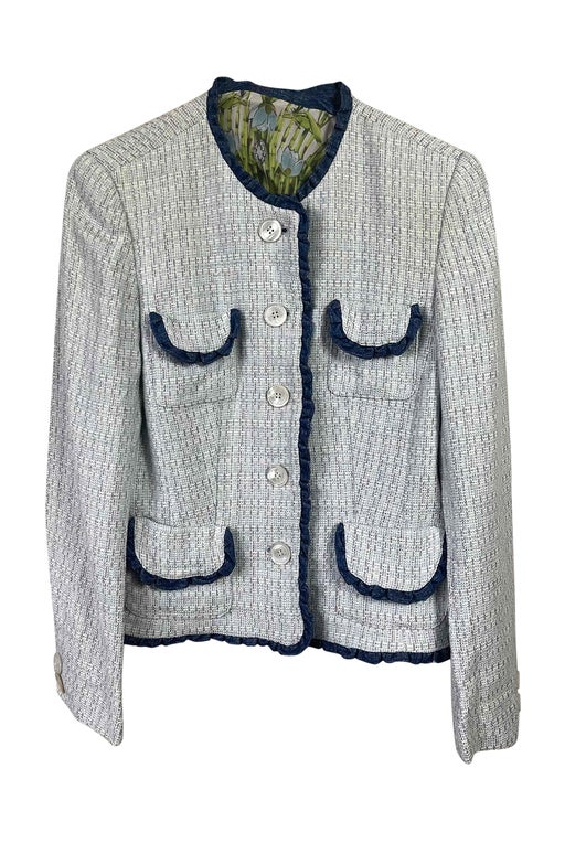 Wool and cotton jacket