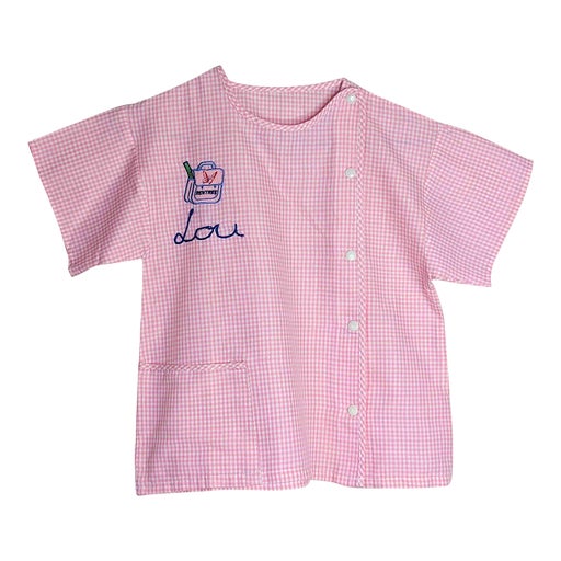 Embroidered cotton top