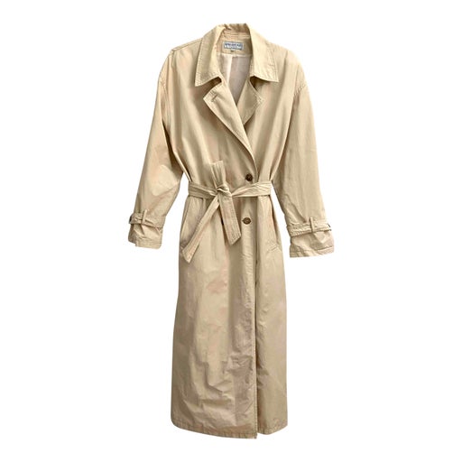 Belted trench coat