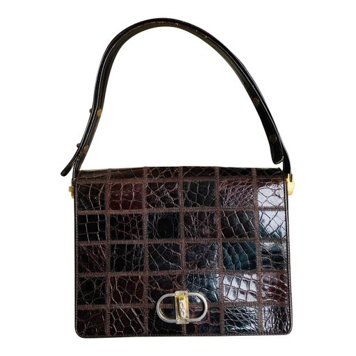 Leather patchwork bag