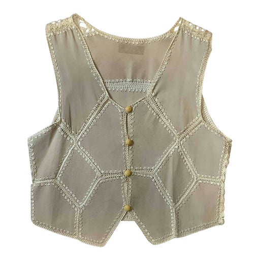 Suede vest