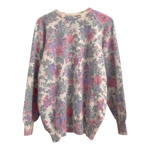 Floral sweater