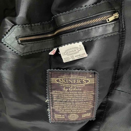 Leather safari jacket