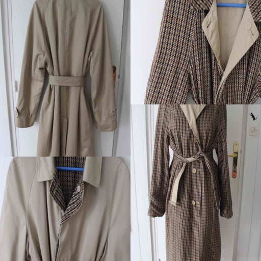 Reversible trench coat