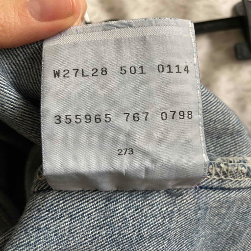 Levi's 501 W27L28 jeans
