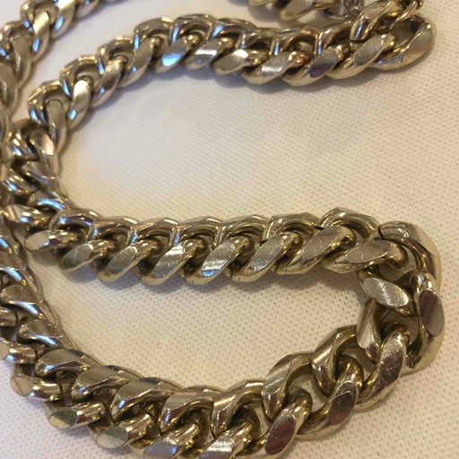 Silver metal necklace