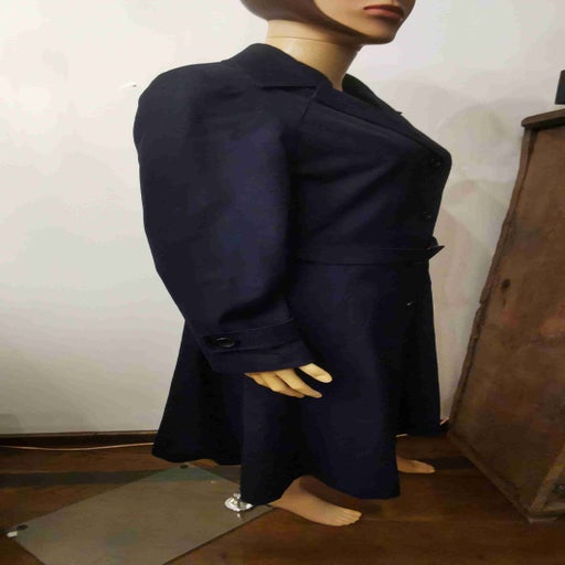 Belted trench coat