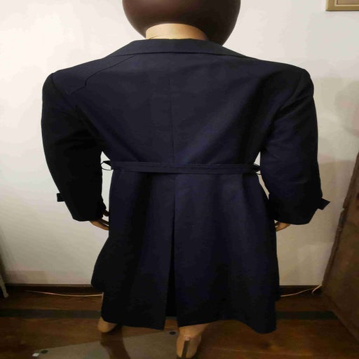 Belted trench coat