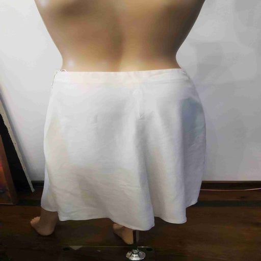 Long silk skirt