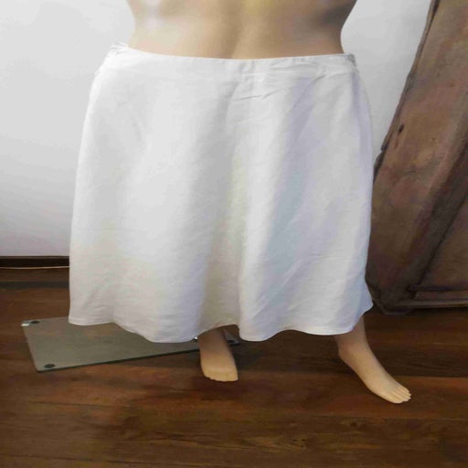Long silk skirt