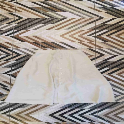 Long silk skirt
