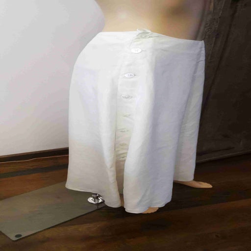 Long silk skirt