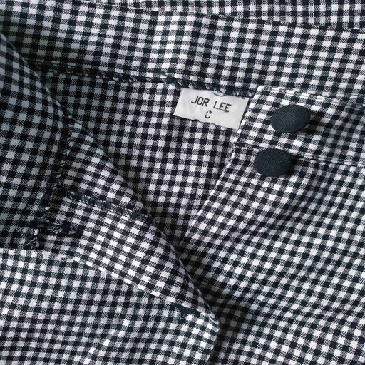 Gingham pencil skirt