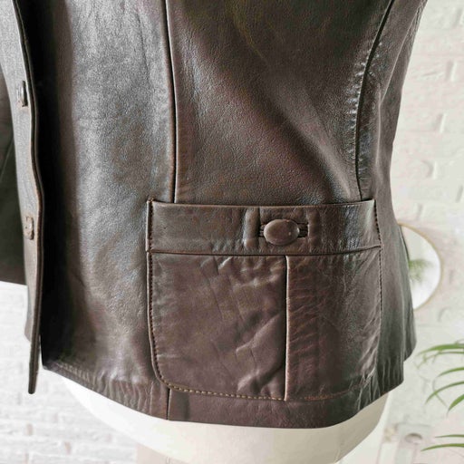 Blazer en cuir