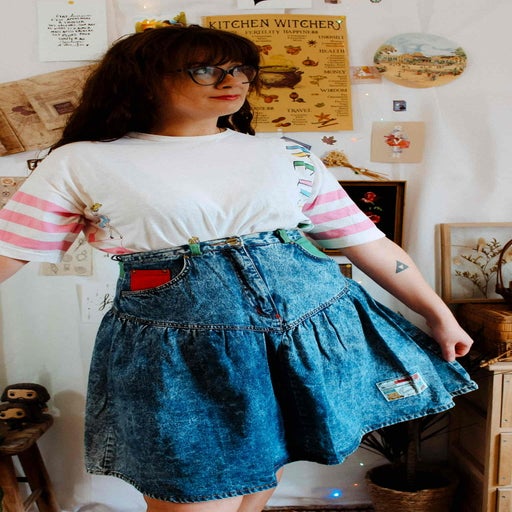 denim skirt