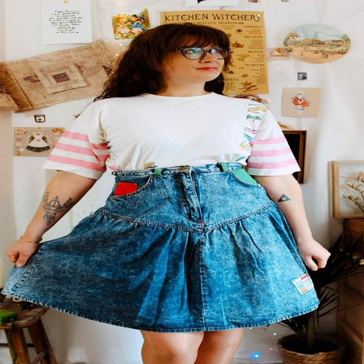 denim skirt