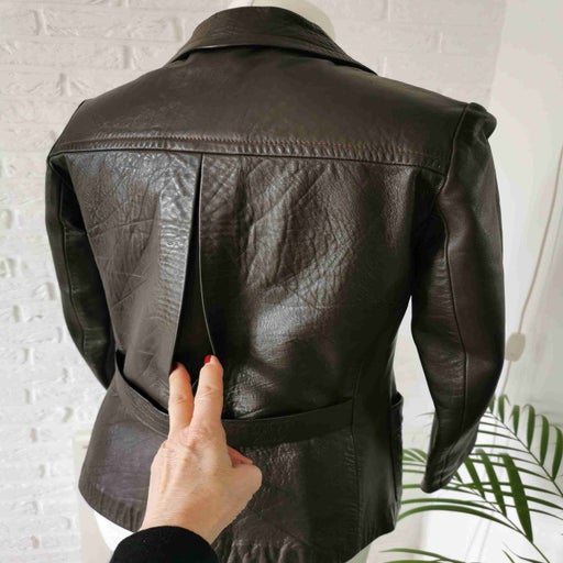 Blazer en cuir
