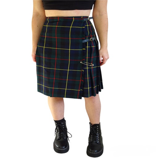 Tartan pleated skirt