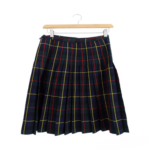 Tartan pleated skirt